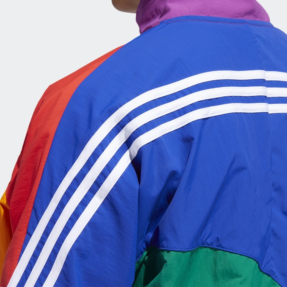 NWT Adidas rainbow pride off center jacket - Picture 6 of 12